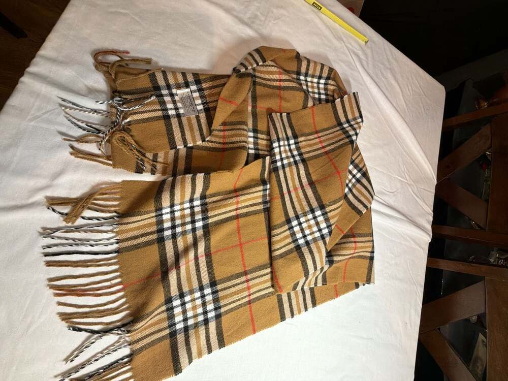 Cashmere Feel Plaid Scarf 12x72 Inch